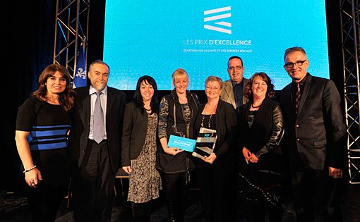 photo cérémonie remise des Prix d'excellence du réseau de la santé et des services sociaux